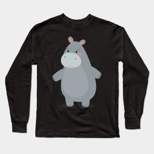 hippopotamus Long Sleeve T-Shirt